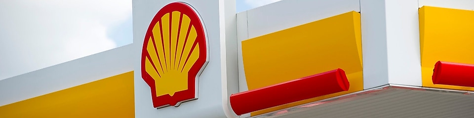 Pikë servisi Shell ku shfaqet edhe logo e Shell