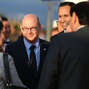 Presidenti i Kompanisë z.Latif Kryeziu duke biseduar me Ambasadorin e Holandës në Kosovë z. Gerrie Willems-Galeria-14.05.2018