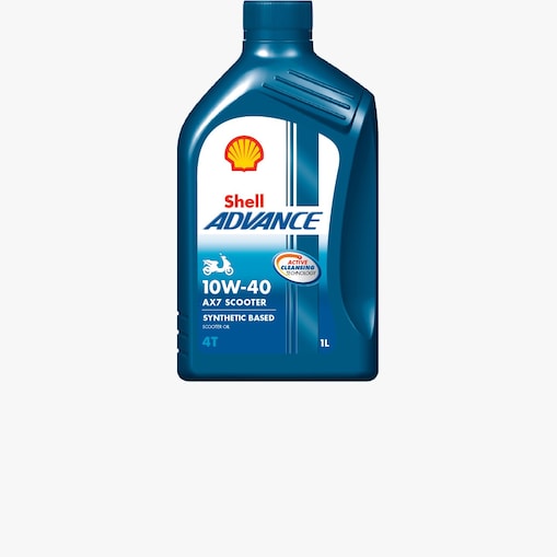 Pako e skuterit Shell Advance 4T AX7