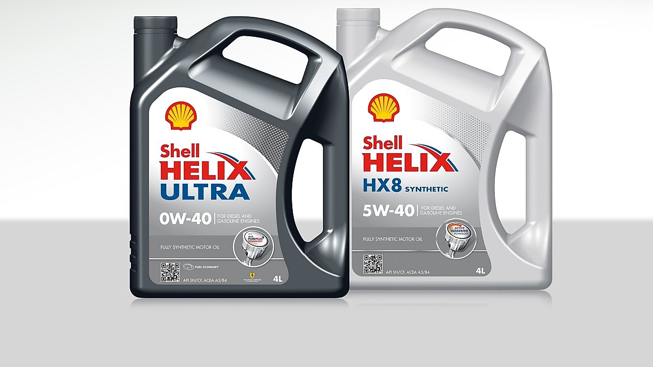 Gama e vajrave motorike plotësisht sintetike të Shell Helix