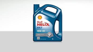 Gama e vajrave motorike gjysmë sintetike të Shell Helix