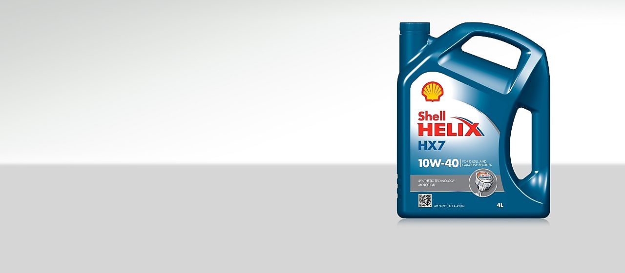 Gama e vajrave motorike gjysmë sintetike të Shell Helix