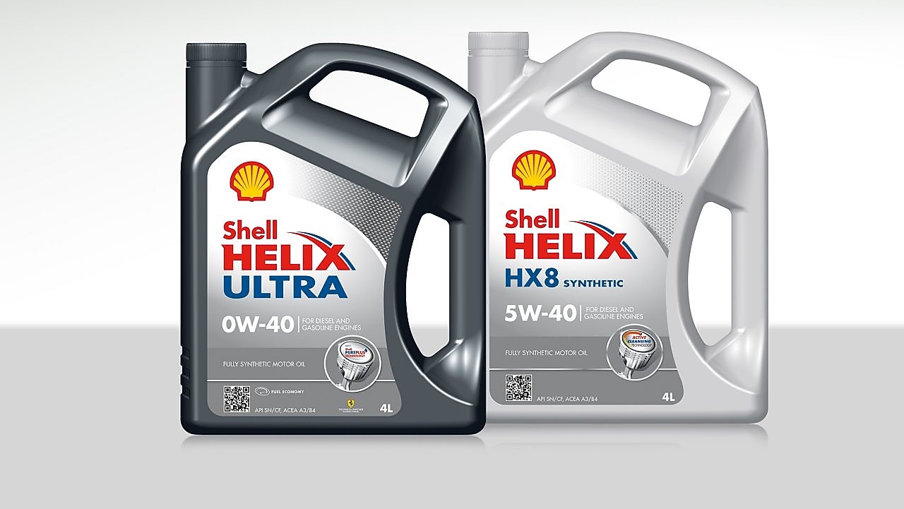 Gama e vajrave motorike plotësisht sintetike të Shell Helix