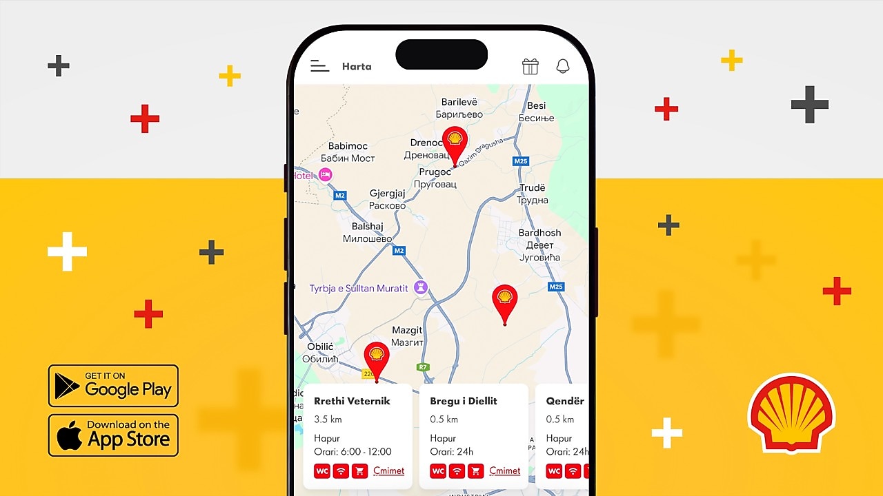 Planifikoni ndalesën tuaj të radhës
